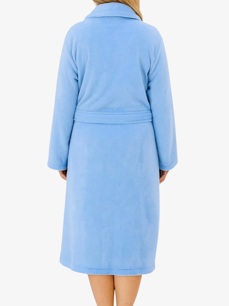 LuxuraFleece | Elegant Soft Microfleece Women's Dressing Gown Robe 1