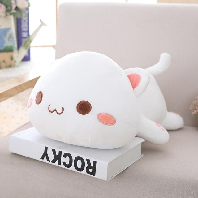 Lying kawaii plush cat stuffed toy 0