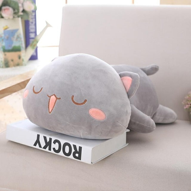 Lying kawaii plush cat stuffed toy 2