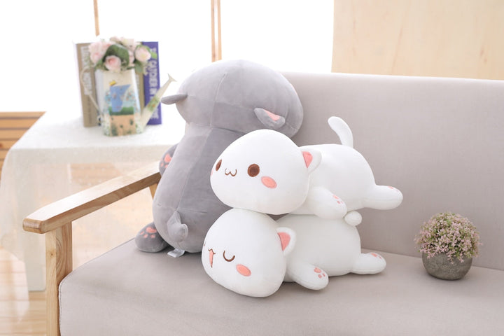 Lying kawaii plush cat stuffed toy 3