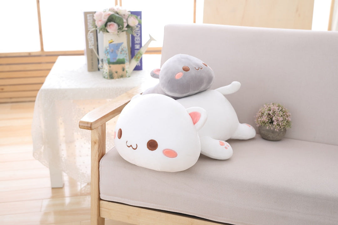 Lying kawaii plush cat stuffed toy 7
