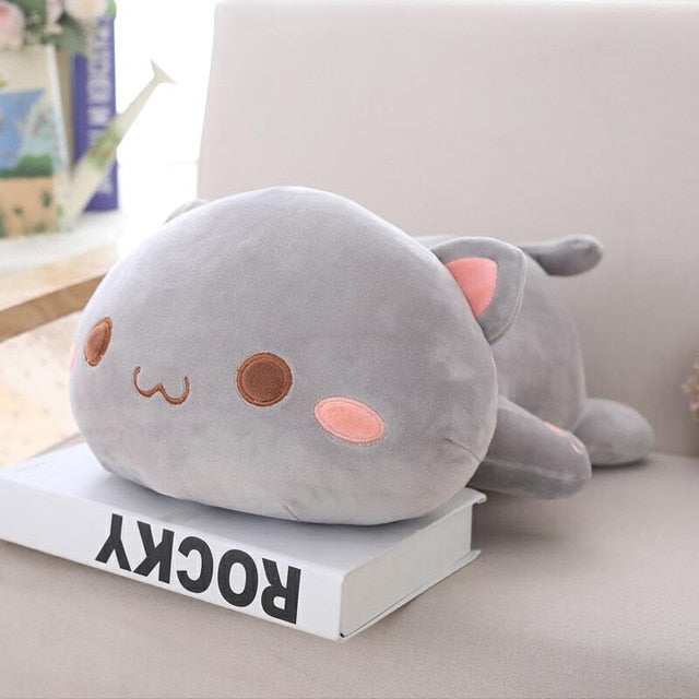 Lying kawaii plush cat stuffed toy 9
