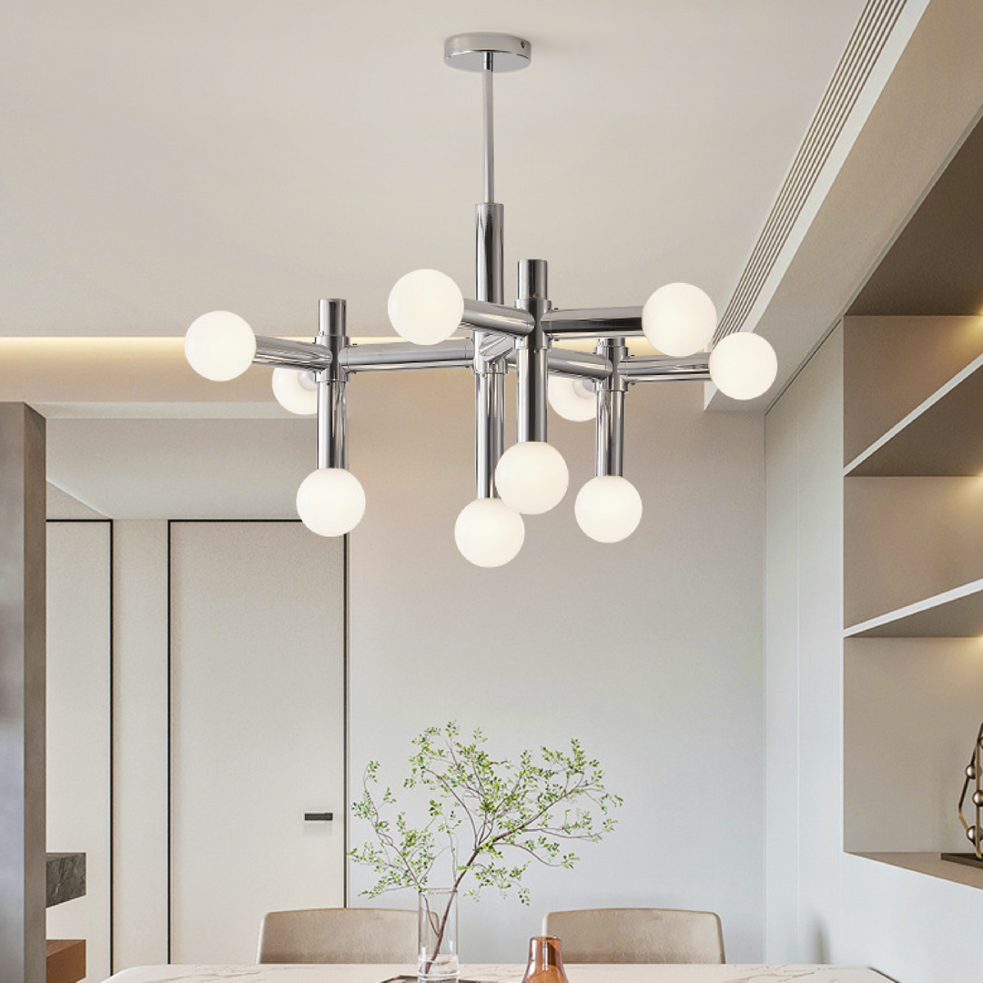 Lysiq | Bauhaus-Inspired Metal Chandelier for Modern Spaces 4