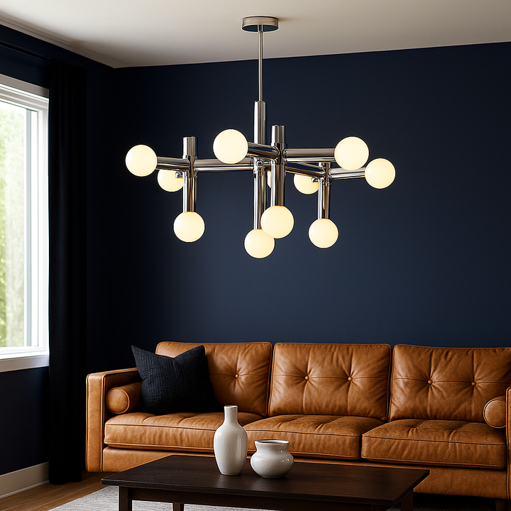 Lysiq | Bauhaus-Inspired Metal Chandelier for Modern Spaces 6