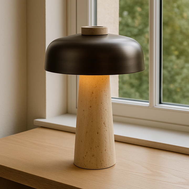 Lytian | Travertine-Style Elegant Table Lamp 0