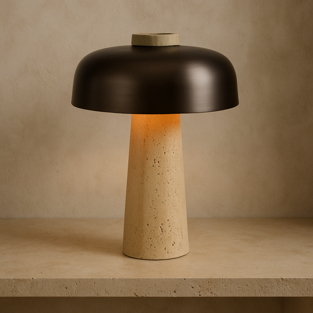 Lytian | Travertine-Style Elegant Table Lamp 2