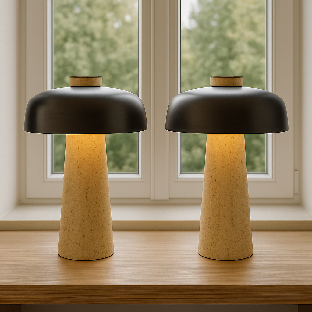 Lytian | Travertine-Style Elegant Table Lamp 3