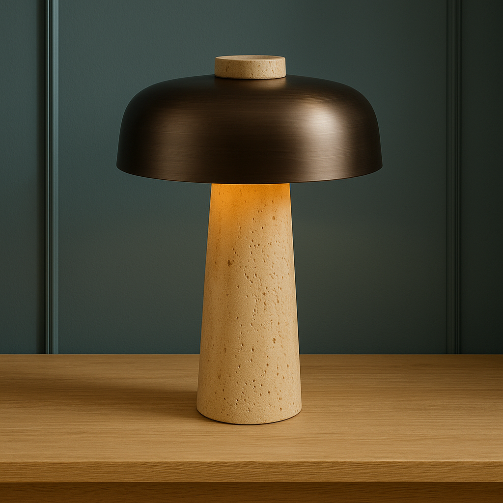 Lytian | Travertine-Style Elegant Table Lamp 4