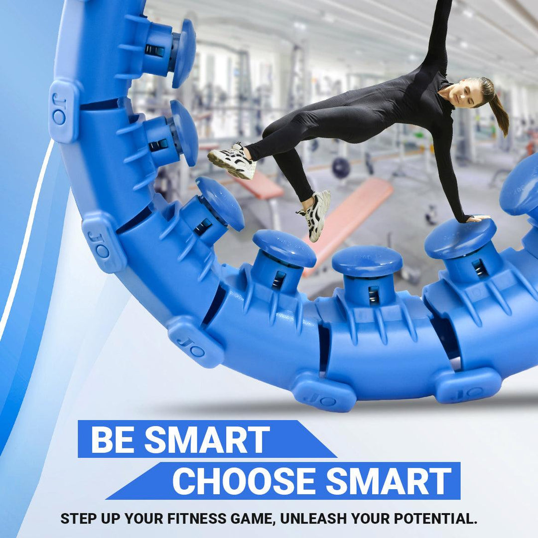 MASKURA Smart Weighted Hula Hoop With Counter 24 knots - Weight Loss Hula Hoop, Smart Fitness, Adjustable Ring Size With Counter Suitable For Adult 3