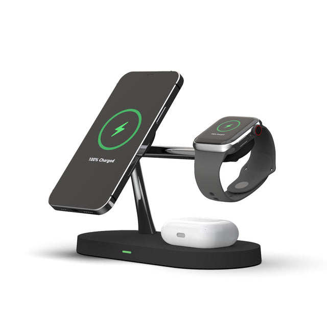 MagnaCharge | Efficient Versatile 3-in-1 Wireless Charging Station 0