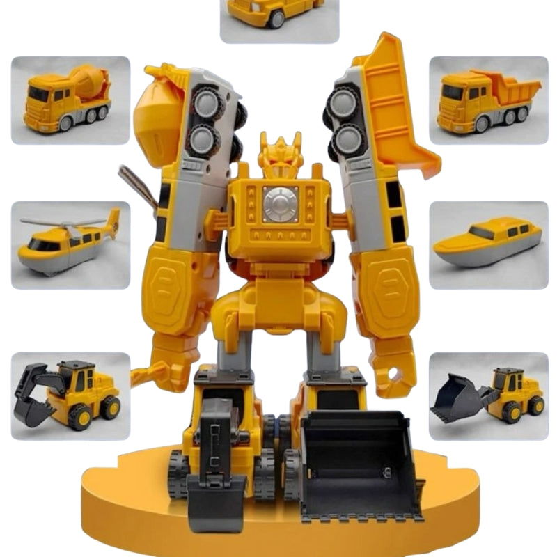 MagnaMix – Shape-shifting magnetic toy robot with interchangeable vehicle designs 2