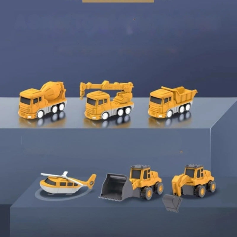 MagnaMix – Shape-shifting magnetic toy robot with interchangeable vehicle designs 3