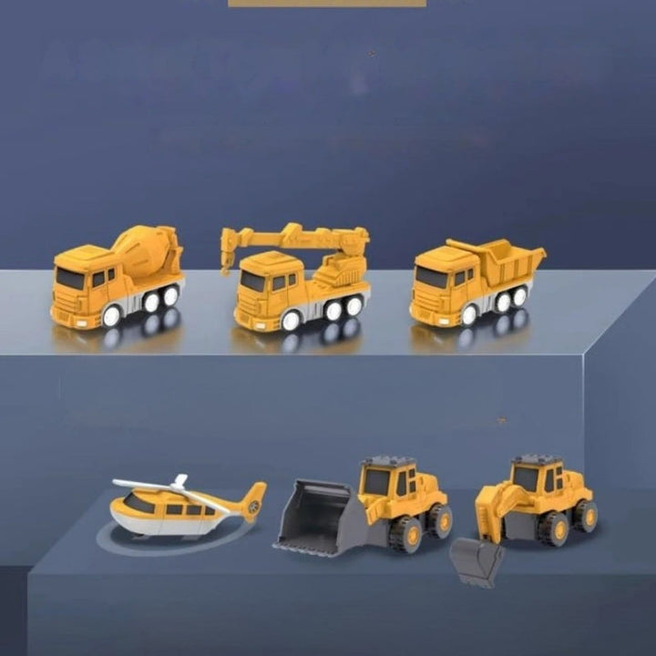 MagnaMix – Shape-shifting magnetic toy robot with interchangeable vehicle designs 3