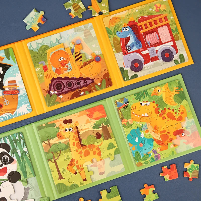 Magnetisch Puzzelboek voor Kinderen – Educatieve Dierenvriendjes voor Onderweg, Stimulatie van Fijne Motoriek 3