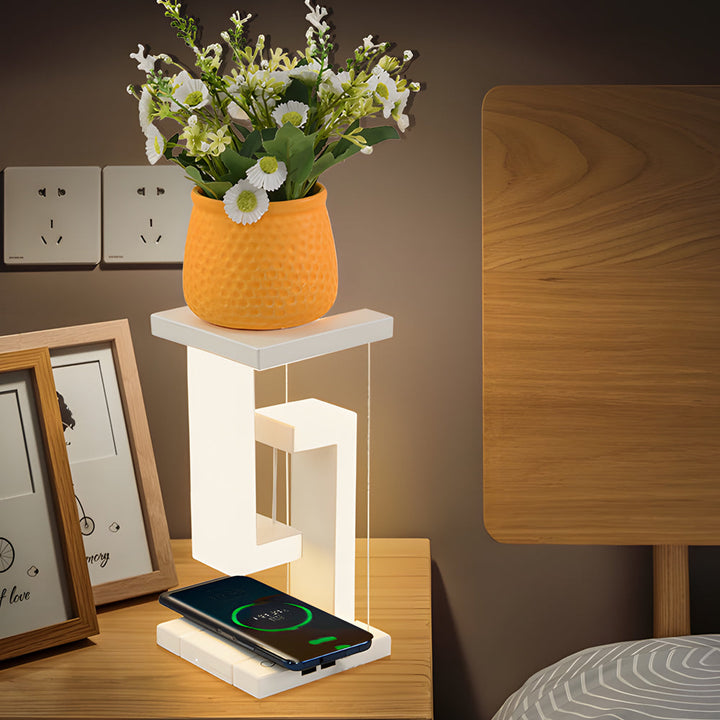 MagnoLight – Levitating LED Desk Lamp with Wireless Charging 2