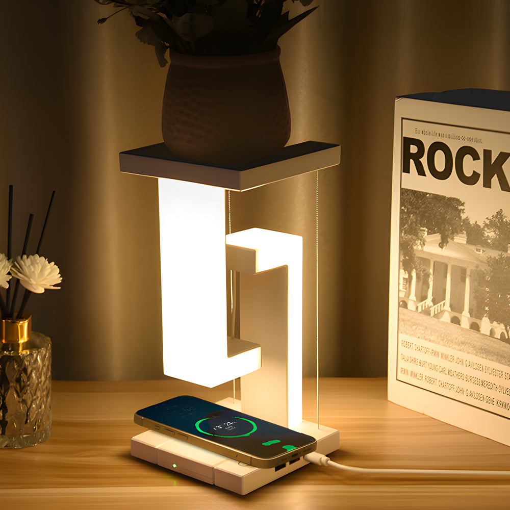 MagnoLight – Levitating LED Desk Lamp with Wireless Charging 6