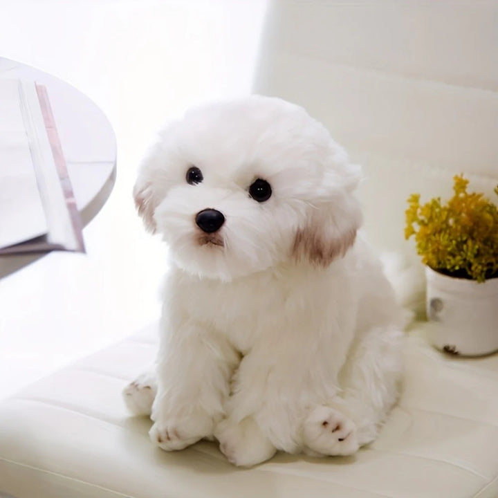 Soft Huggable Plush Dog Toy - Cuddly Stuffed Teddy Bear, Perfect Puppy Gift for Kids