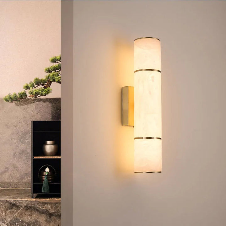 MarbleBeam – Sophisticated Stone Wall Light with Natural Aesthetic 0