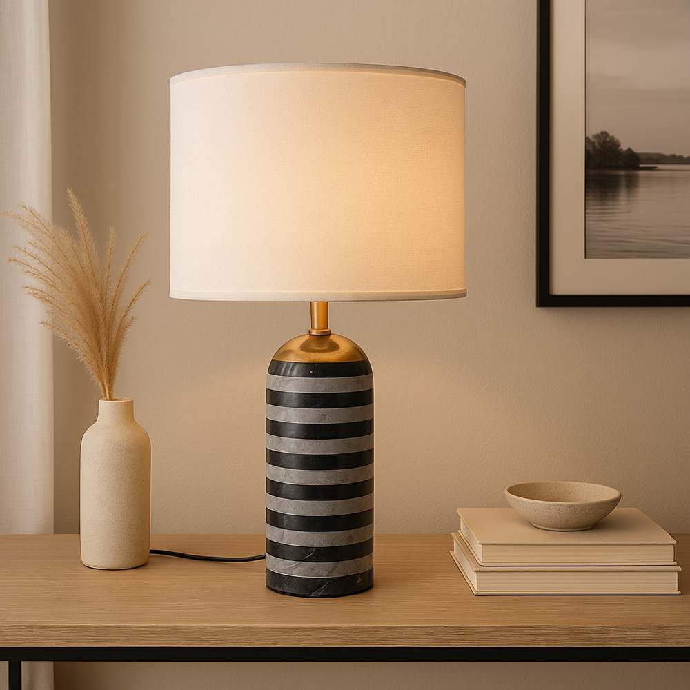 MarbleElegance | Contemporary Sophisticated Table Lamp Design 1