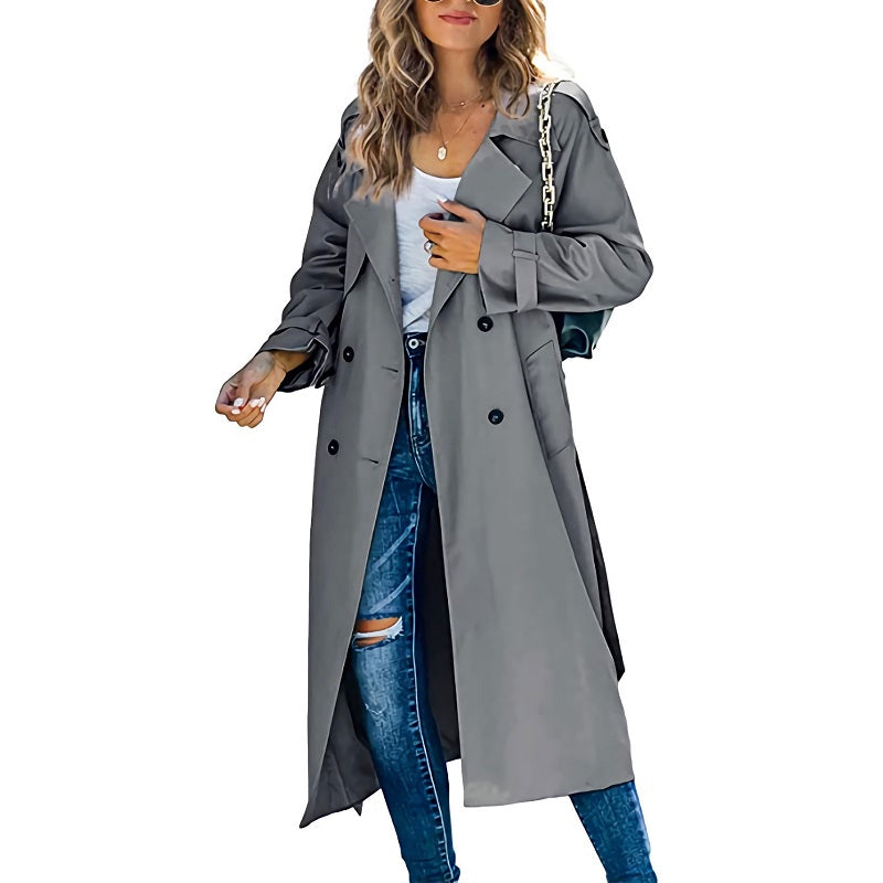 Marcella | Elegant Long Trench Coat for Women – Modern Style with Classic Charm 2