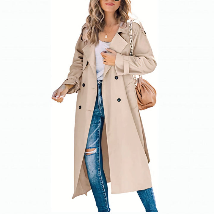 Marcella | Elegant Long Trench Coat for Women – Modern Style with Classic Charm 3