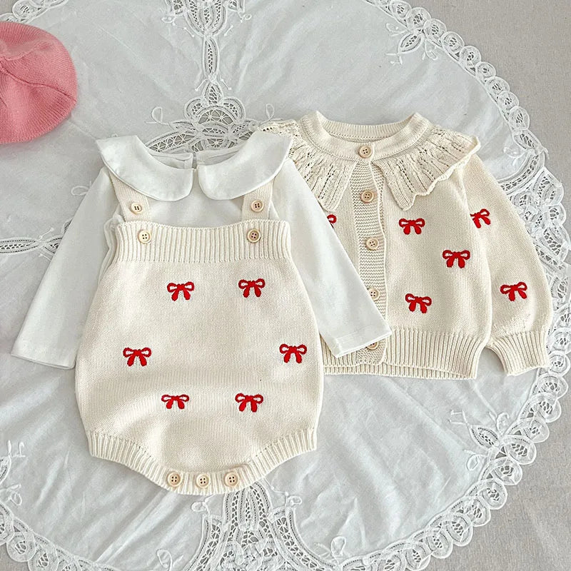 Meisjes Kledingset Gebreid Comfortabel Katoen Polyester 1