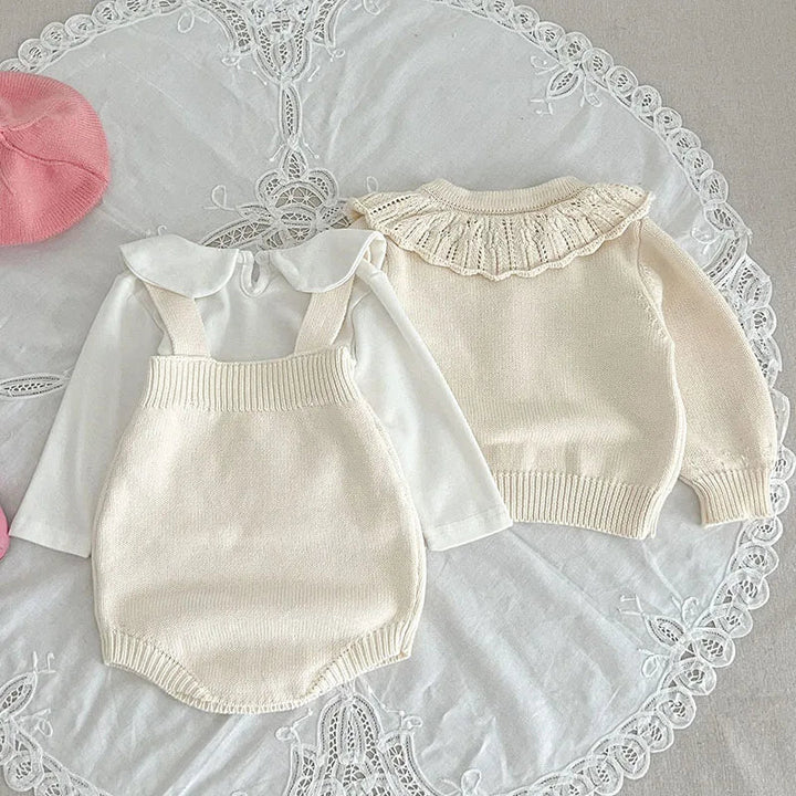 Meisjes Kledingset Gebreid Comfortabel Katoen Polyester 2