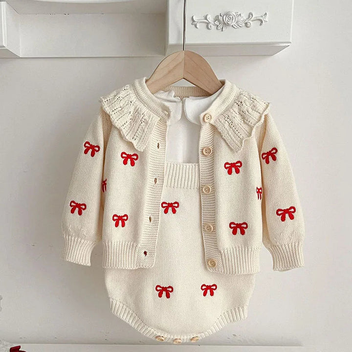 Meisjes Kledingset Gebreid Comfortabel Katoen Polyester 3