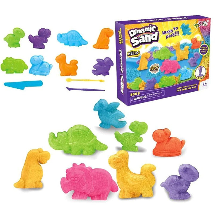 MeloMold – Creative play sand set with soft molding options and fun tools 0