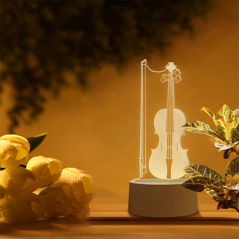MelodyGlow - Elegant Cello Spherical Lamp 1