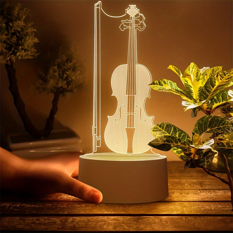 MelodyGlow - Elegant Cello Spherical Lamp 3