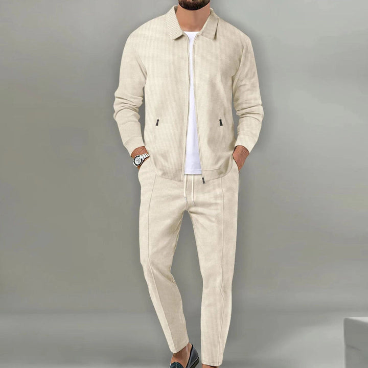 Men's 2-Piece Tracksuit Co-ord with Lightweight Zip Jacket and Joggers 0