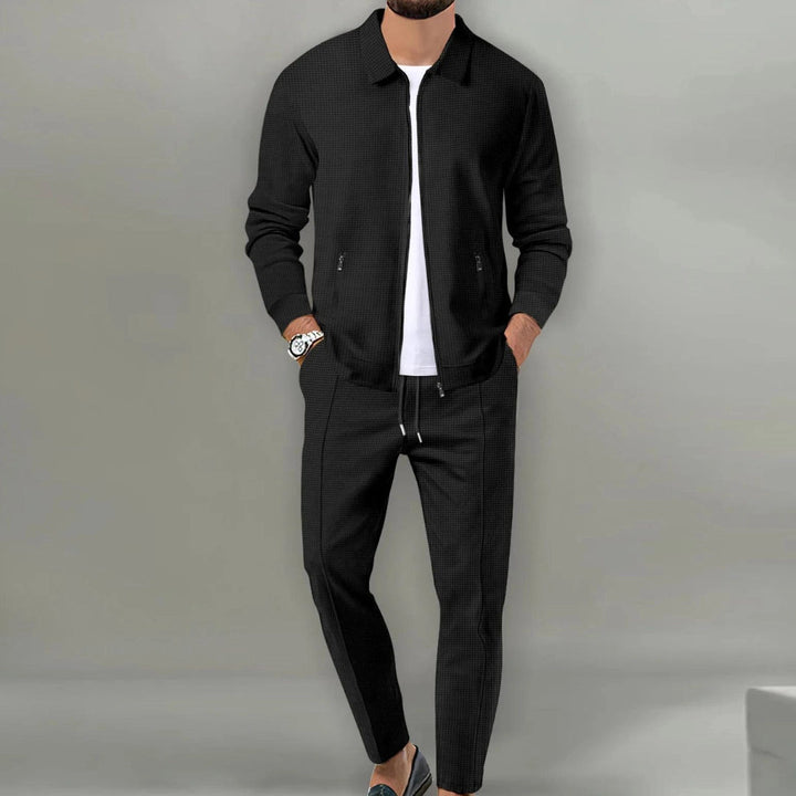 Men's 2-Piece Tracksuit Co-ord with Lightweight Zip Jacket and Joggers 2