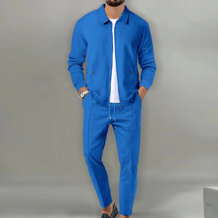Men's 2-Piece Tracksuit Co-ord with Lightweight Zip Jacket and Joggers 4