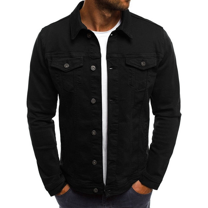 Men's Casual Streetwear Denim Jacket 3
