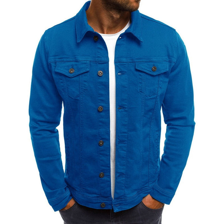 Men's Casual Streetwear Denim Jacket 5