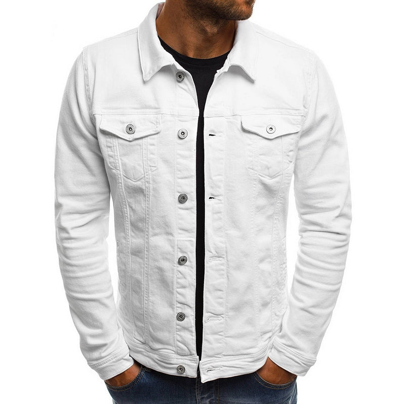 Men's Casual Streetwear Denim Jacket 6