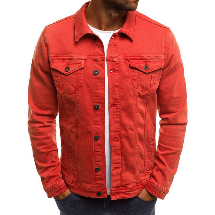 Men's Casual Streetwear Denim Jacket 7