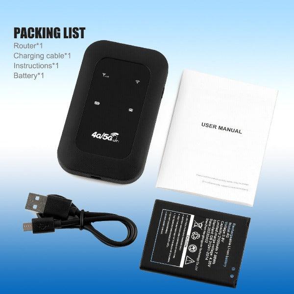 MiFi Device UK - Wireless 4G 5G LTE Mobile Hotspot Router Unlocked-WiFi Portable MiFi Broadband 5