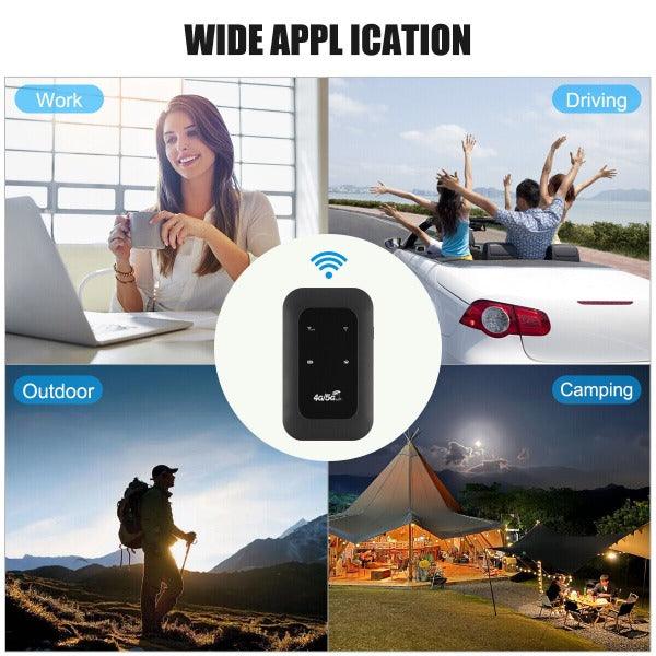 MiFi Device UK - Wireless 4G 5G LTE Mobile Hotspot Router Unlocked-WiFi Portable MiFi Broadband 6