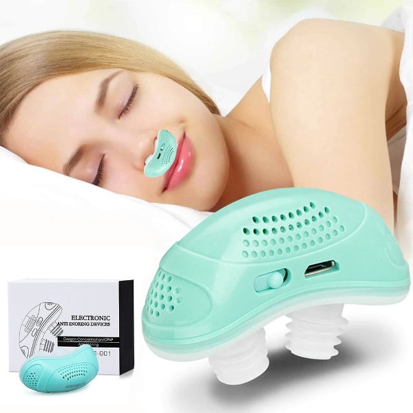 Micro CPAP sleep apnea machine for travel and anti-snoring - CPAP alternative 0