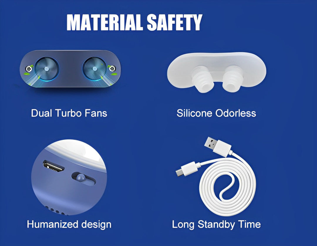 Micro CPAP sleep apnea machine for travel and anti-snoring - CPAP alternative 5