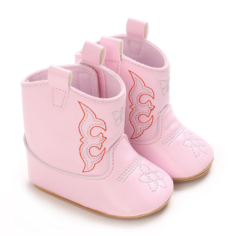 Mini Cowboy Laarzen voor Meisjes met Antislipzool en Zachte Voering - Comfortabele Avontuurlijke Schoenen 10