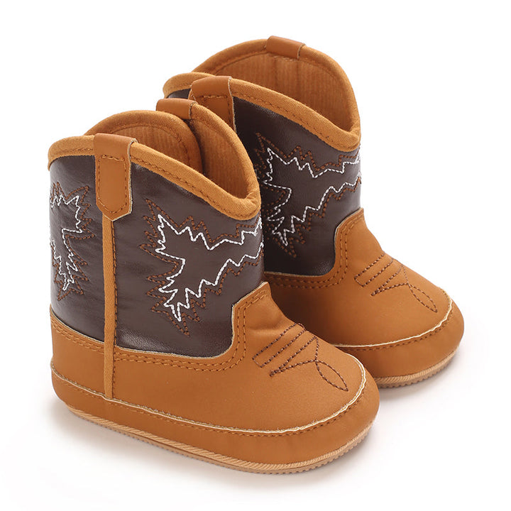 Mini Cowboy Laarzen voor Meisjes met Antislipzool en Zachte Voering - Comfortabele Avontuurlijke Schoenen 13
