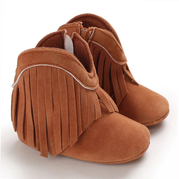 Mini Cowboy Laarzen voor Meisjes met Antislipzool en Zachte Voering - Comfortabele Avontuurlijke Schoenen 2