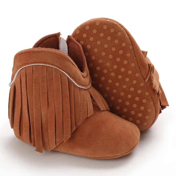 Mini Cowboy Laarzen voor Meisjes met Antislipzool en Zachte Voering - Comfortabele Avontuurlijke Schoenen 3