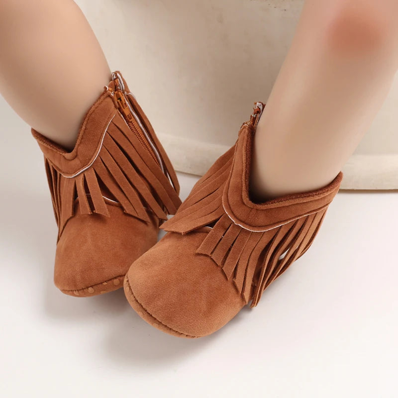 Mini Cowboy Laarzen voor Meisjes met Antislipzool en Zachte Voering - Comfortabele Avontuurlijke Schoenen 5