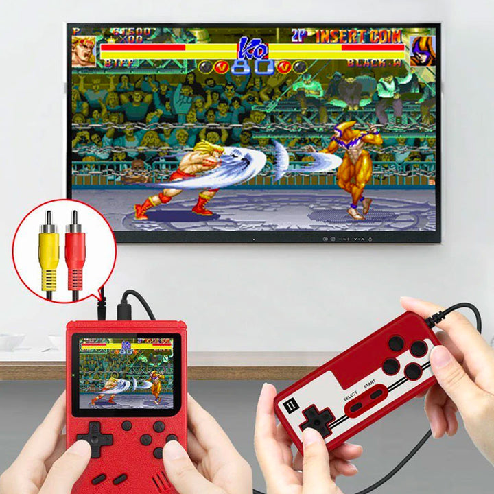 Mini Retro Gaming Console – Handheld Portable Game Player with 400 Built-in Classic Games for Travel 2