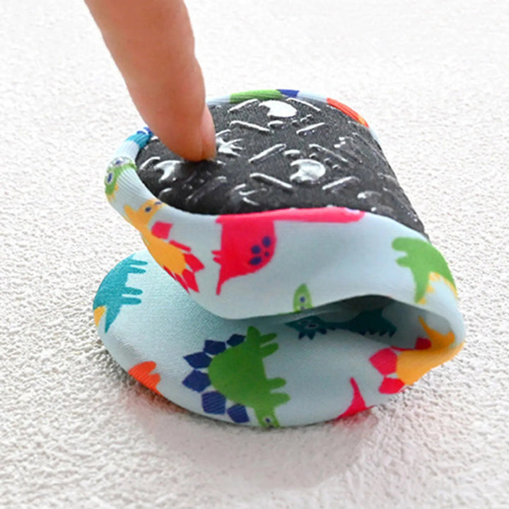 Mini Waterschoenen voor Kinderen - Zacht en Comfortabel, Veilig voor Strand en Wateractiviteiten - Katoenmix met Rubberen Zool 4
