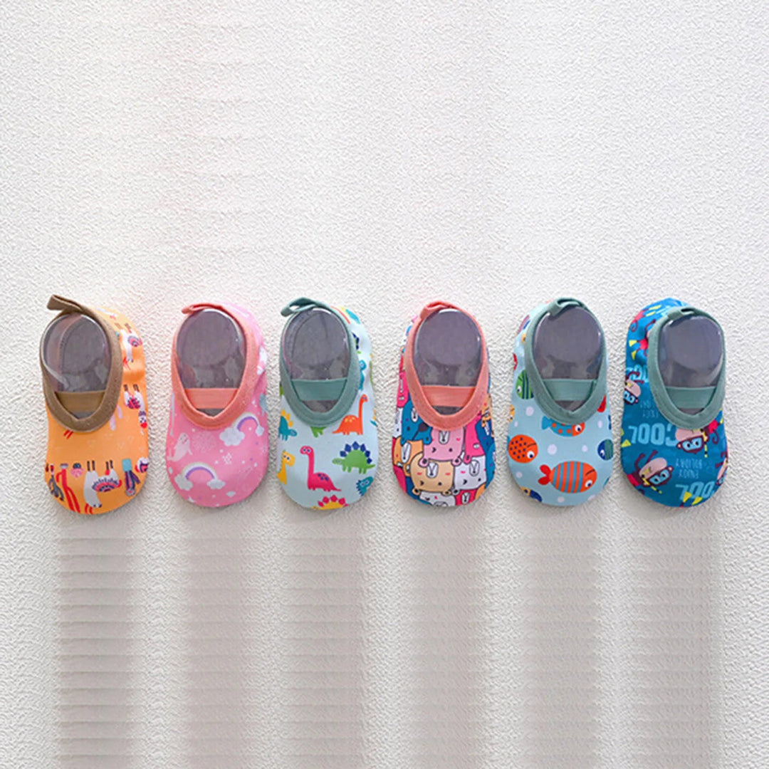 Mini Waterschoenen voor Kinderen - Zacht en Comfortabel, Veilig voor Strand en Wateractiviteiten - Katoenmix met Rubberen Zool 6